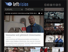 Tablet Screenshot of leftvision.de